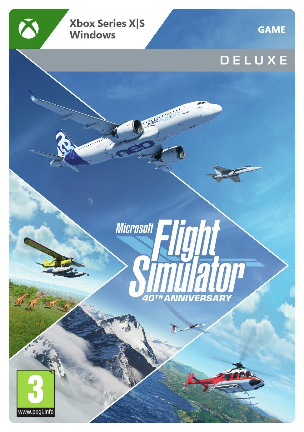 Flight Simulator 40th Anniversary Deluxe Ed Xbox & PC Game