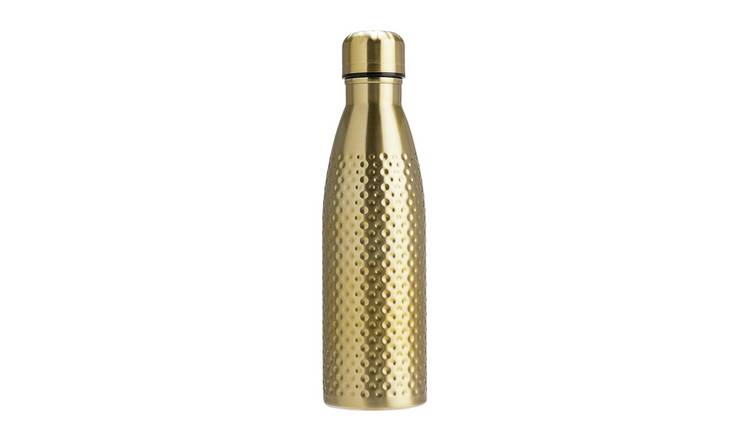 Smash Hammered Gold Stainless Steel Bottle - 500 ml