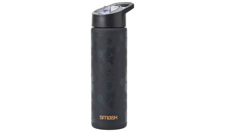 Smash Black Stainless Steel Sipper Bottle - 700ml