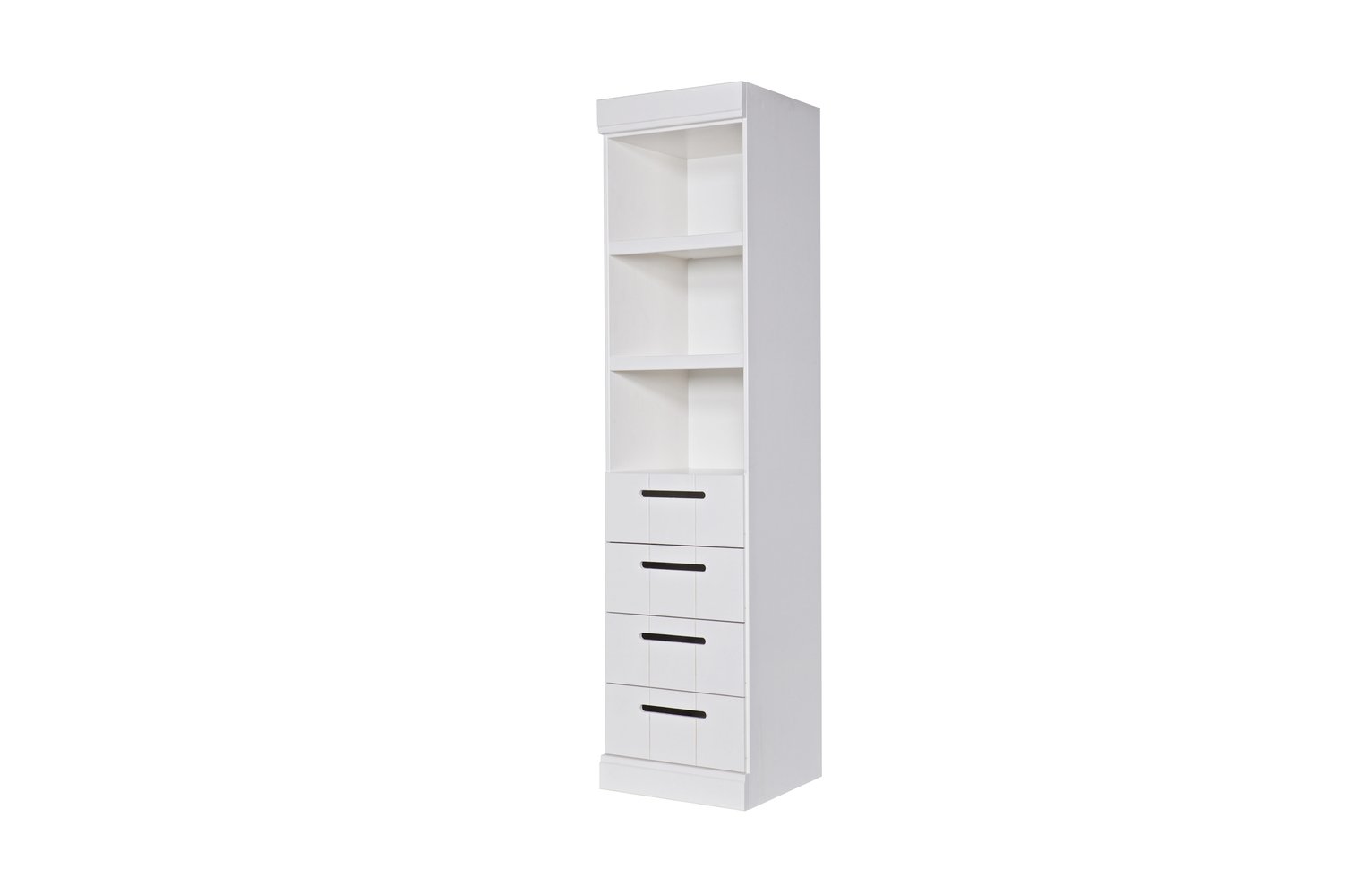 Woood Connect White 4 Drawer Chest of Drawers