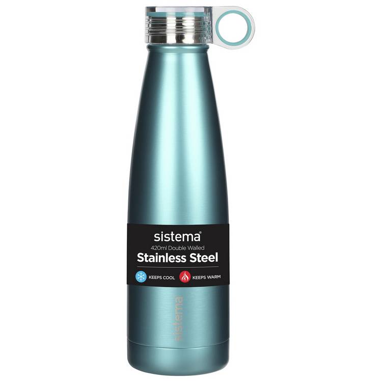 Sistema Stainless Steel Water Bottle - 420ml 0