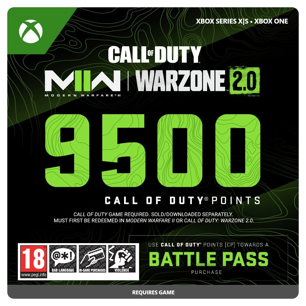 Call Of Duty: Warzone 2.0 9500 Points Xbox Digital Download