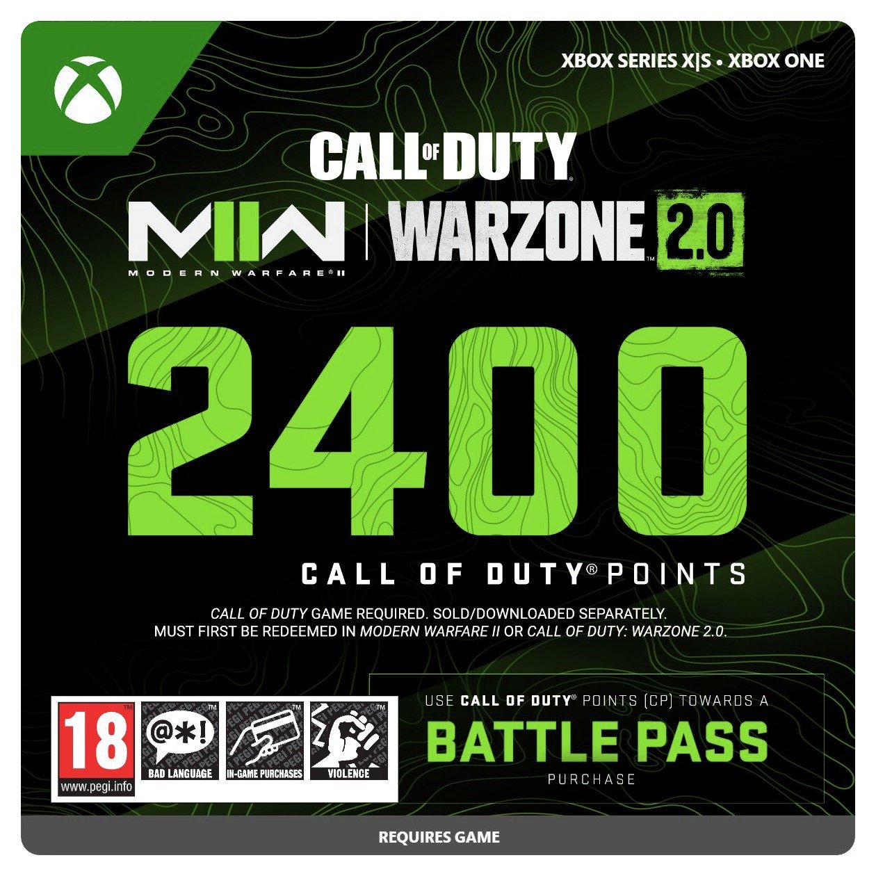 Call Of Duty: Warzone 2.0 2400 Points Xbox Digital Download