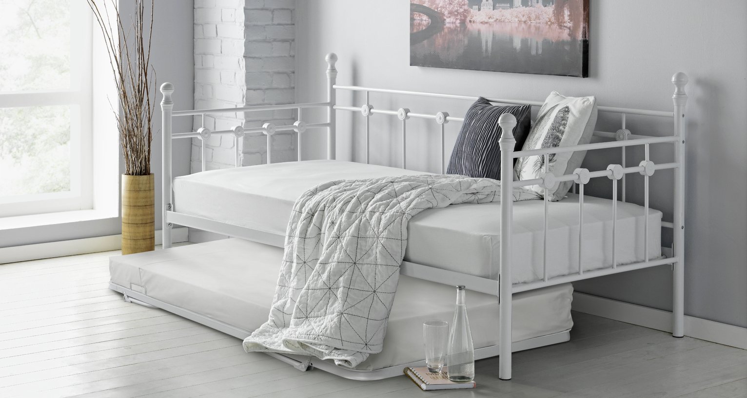 Argos Home Abigail Metal Daybed and Trundle Review