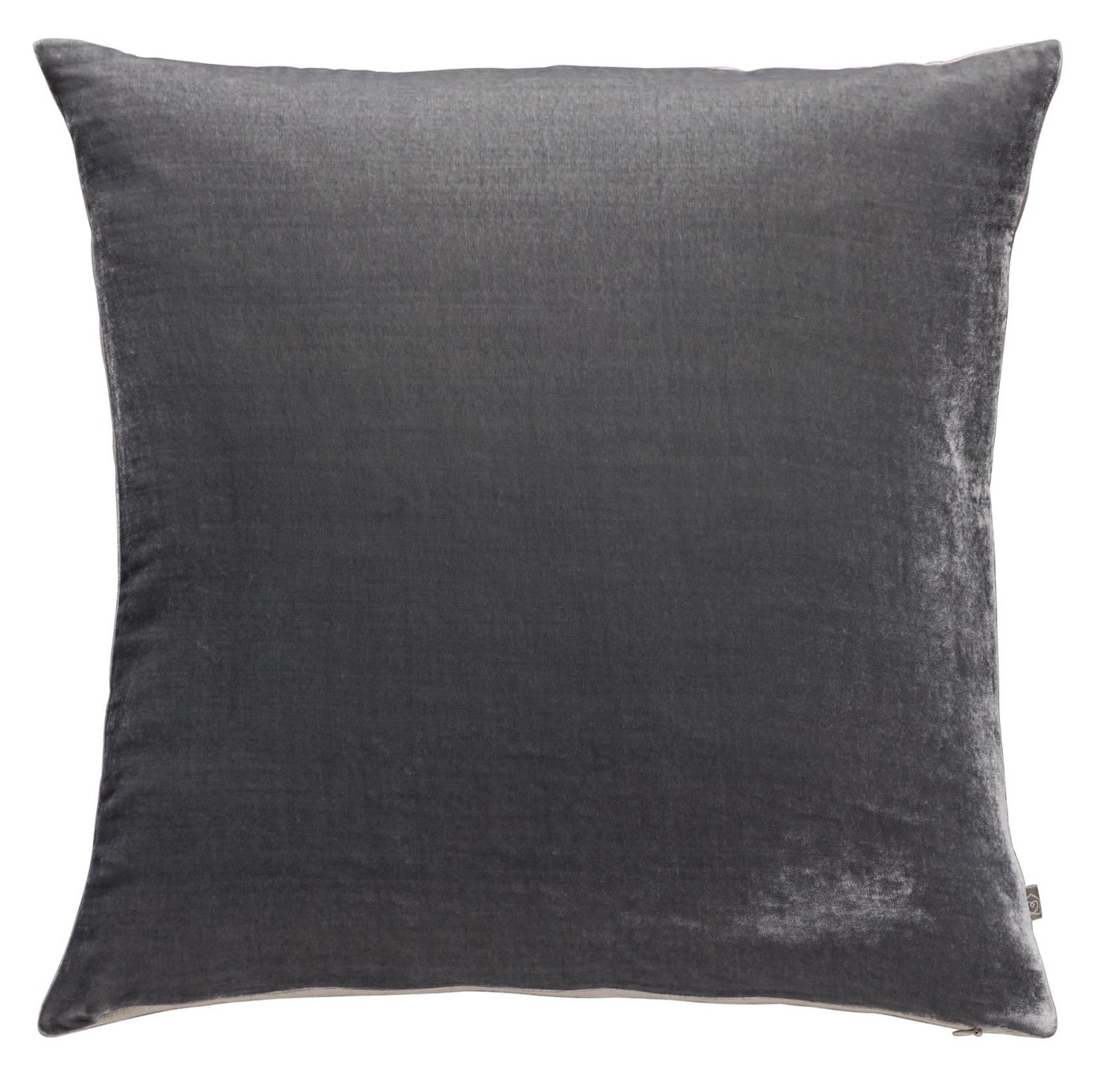 Argos Home Regency Velvet Cushion - Grey