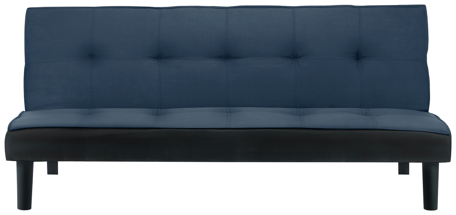 Birlea Aurora Clic Clac Velvet Sofa Bed - Midnight Blue