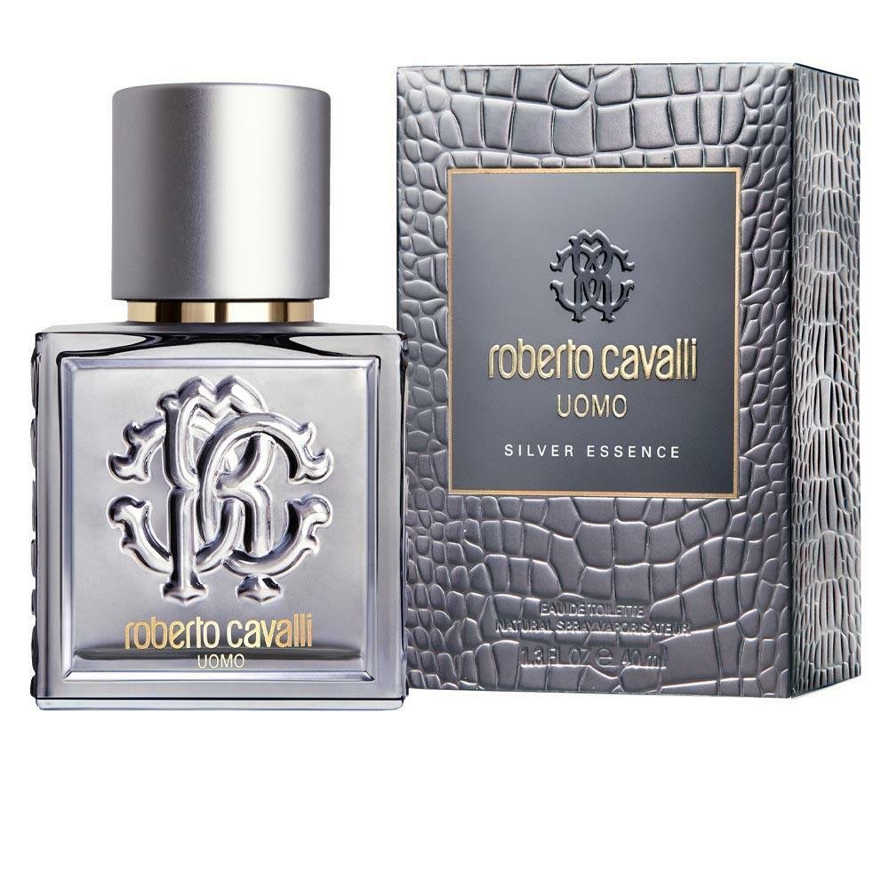 Roberto Cavalli Uomo Silver Eau de Toilette for Men - 40ml