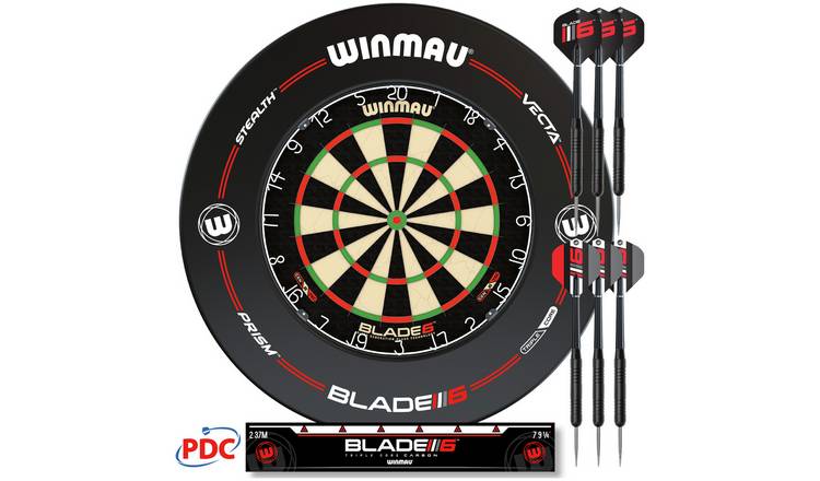 Buy Winmau Blade 6 Professional Dartboard Surround and Darts Set, Dartboards and dart cabinets
