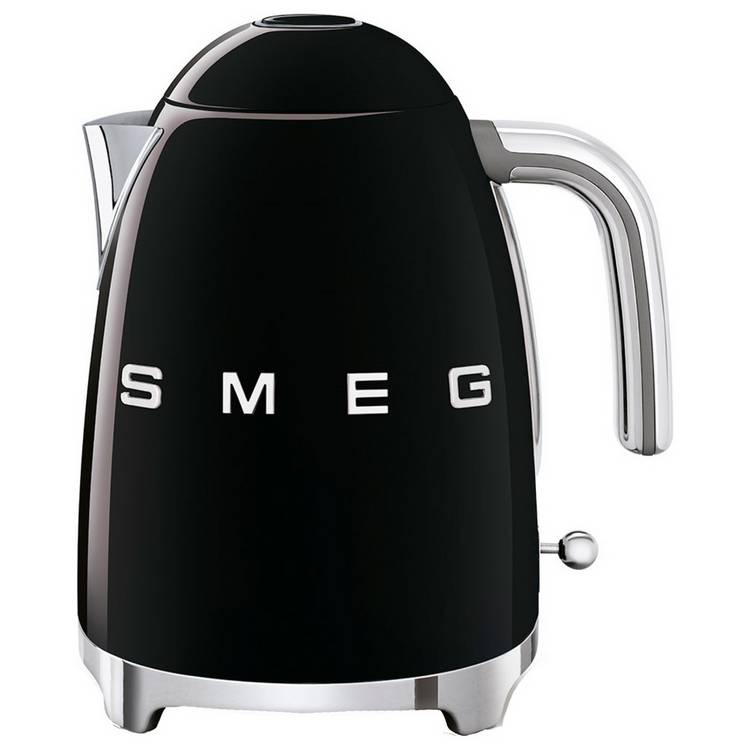 Smeg KLF03BLUK 50's Style Retro Kettle - Black 0