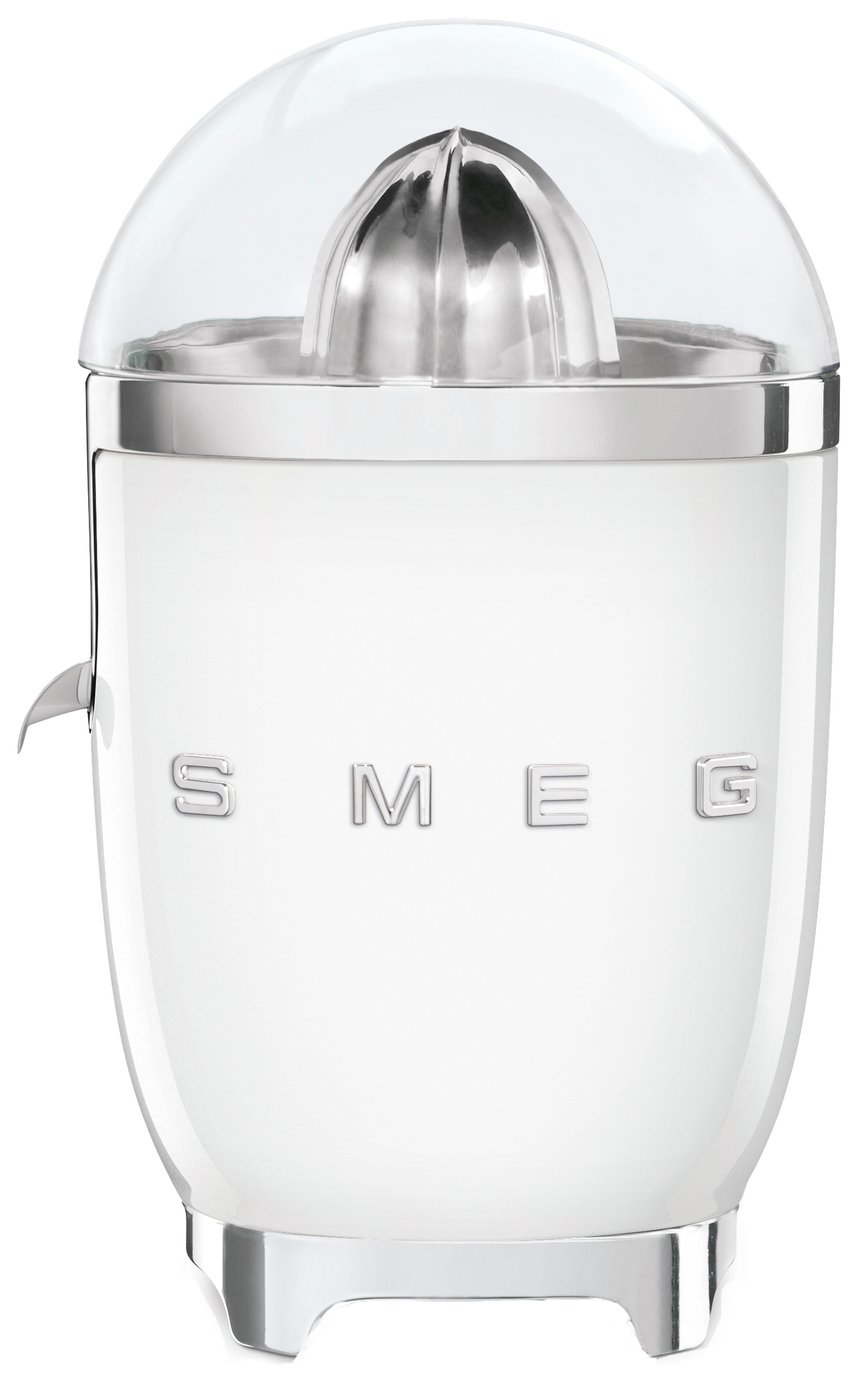 Smeg CJF01WHUK 50's Style Retro Citrus Juicer - White