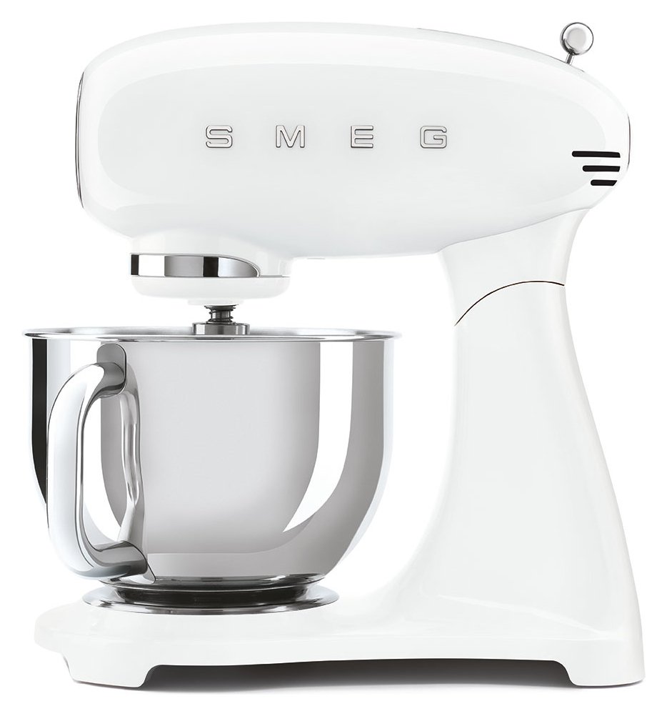 Smeg SMF03WHUK 50's Style Retro Food Mixer with Stand White