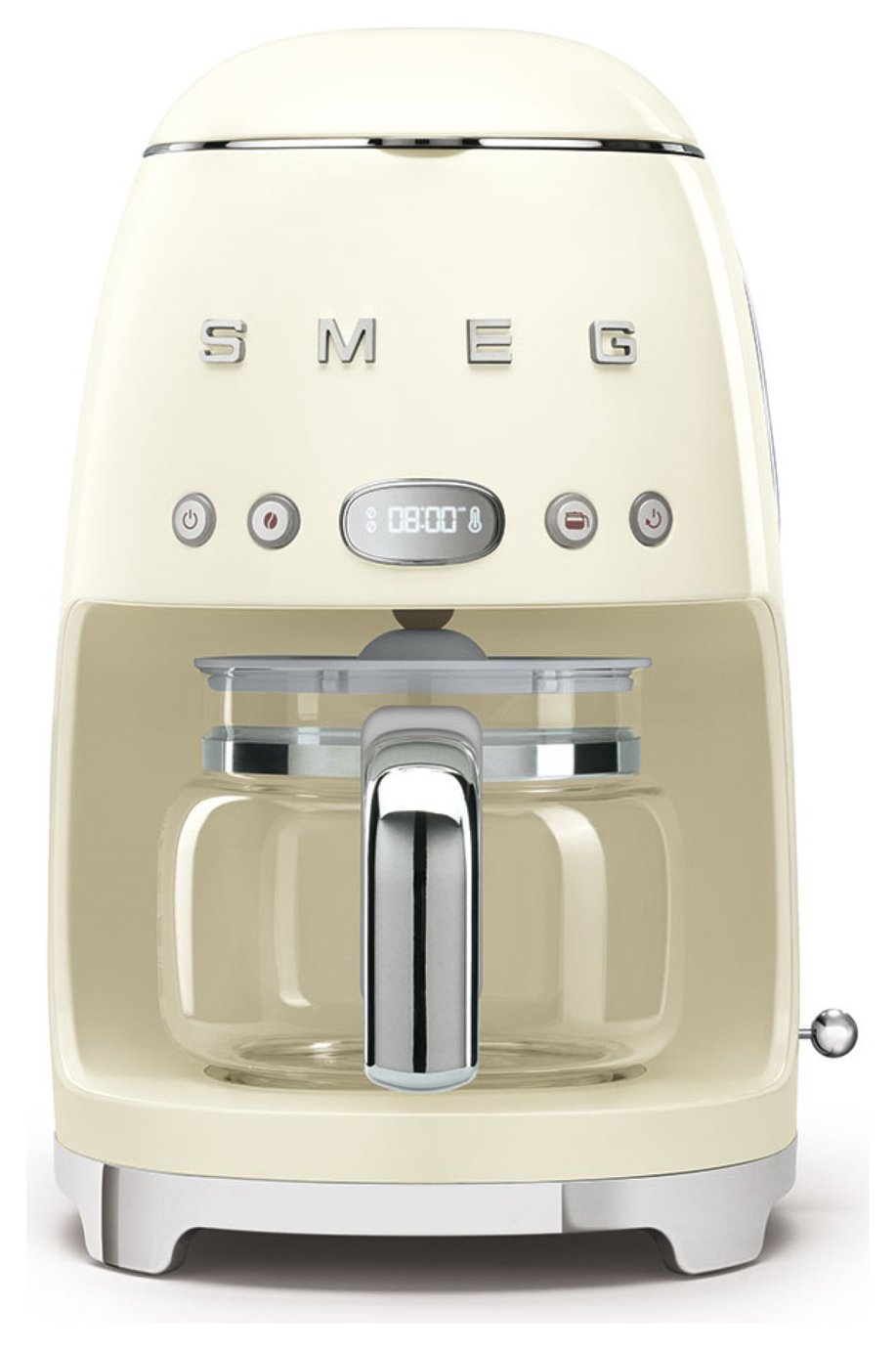 Smeg DCF02 50's Style Retro Drip Filter Coffee Machine Cream