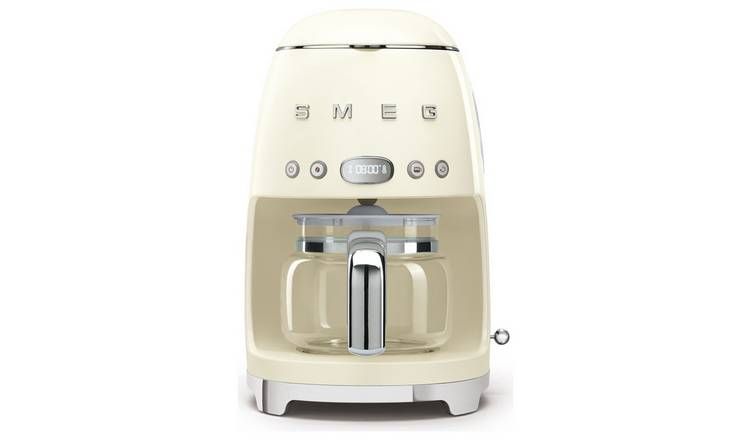 Smeg DCF02 50's Style Retro Drip Filter Coffee Machine Cream