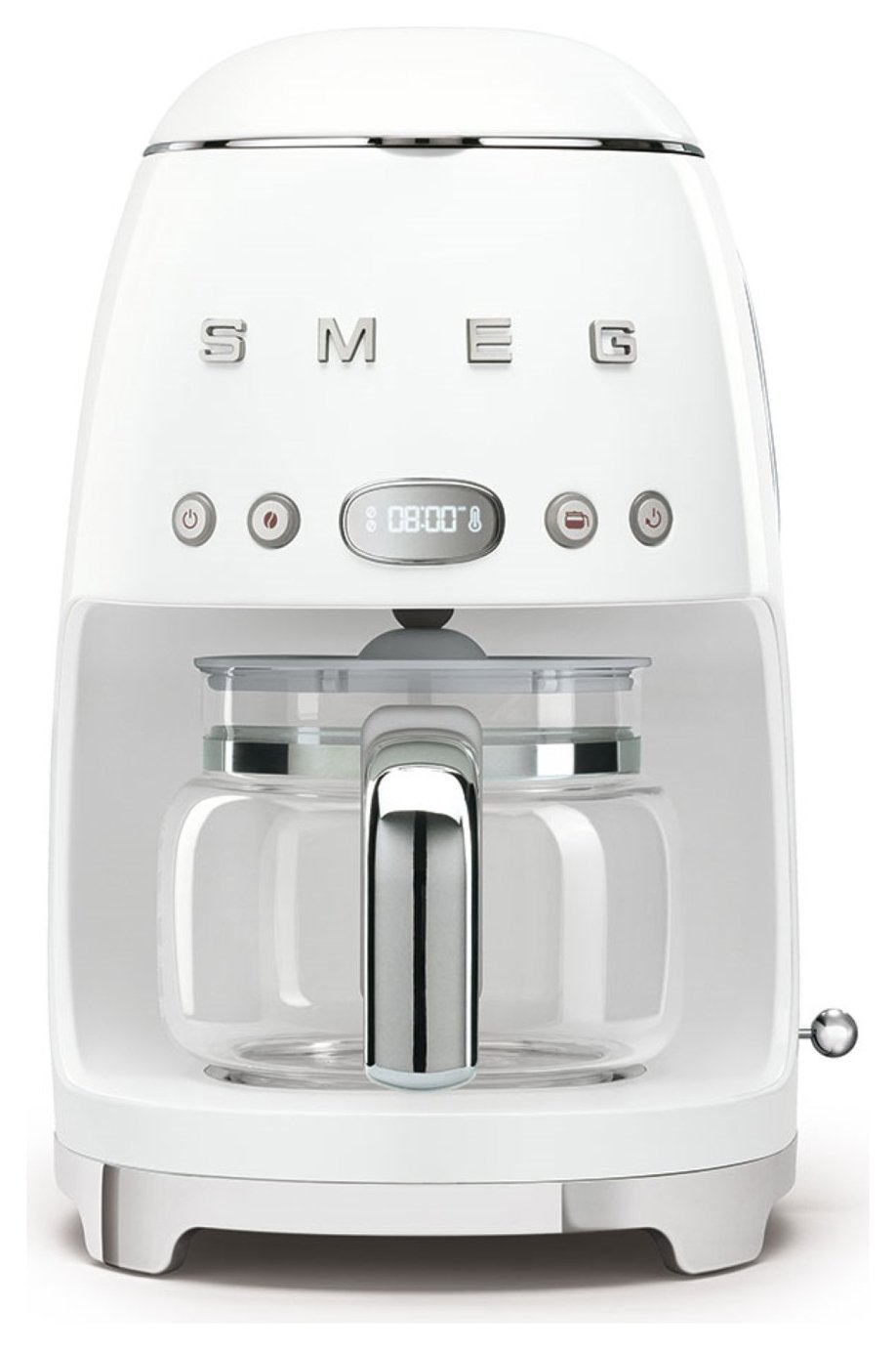 Smeg DCF02 50's Style Retro Drip Filter Coffee Machine White