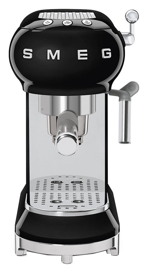 Smeg ECF01 50's Style Retro Espresso Coffee Machine - Black