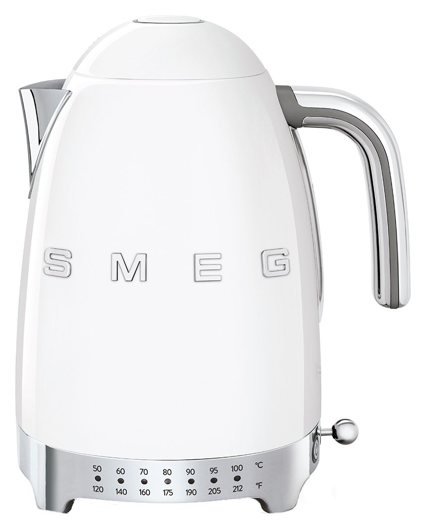 Smeg 50's Style Retro Variable Temperature Kettle - White