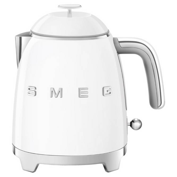 Smeg KLF05WHUK 50's Style Retro Mini Kettle - White 0