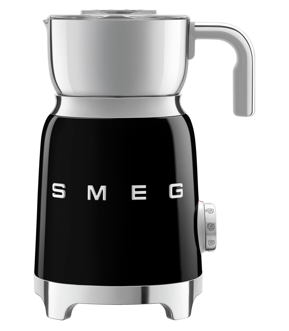 Smeg 600ml 50's Style Retro Milk Frother - Black