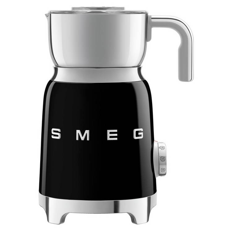 Smeg 600ml 50's Style Retro Milk Frother - Black 0