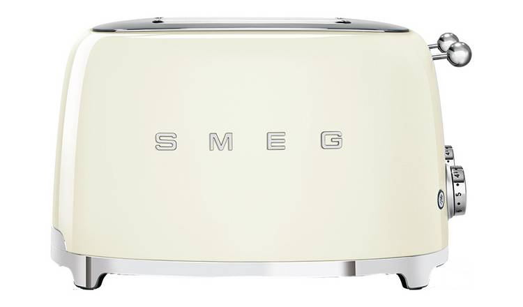 Smeg TSF03CRUK 50's Style Retro 4 Slice Toaster - Cream