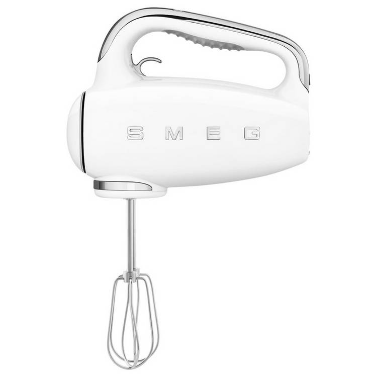 Smeg HMF01WHUK 50's Style Retro Electric Hand Mixer - White 0