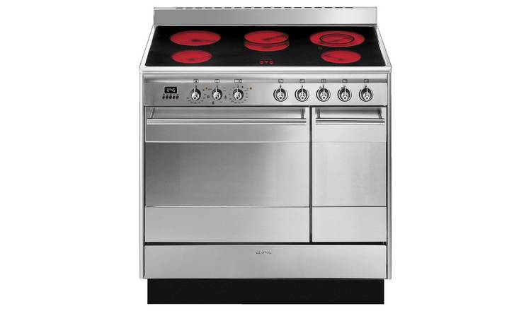 Smeg SUK92CMX9 90cm Double Oven Electric Range Cooker