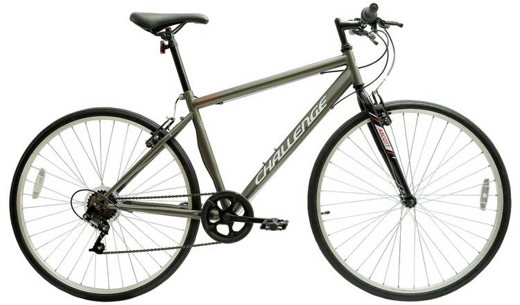 Buy Challenge 28 inch Wheel Size Mens Hybrid Bike Grey Mens and womens bikes Argos