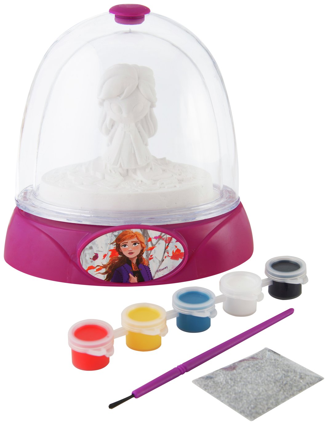 Frozen 2 Anna Paint Your Own Glitter Dome Review