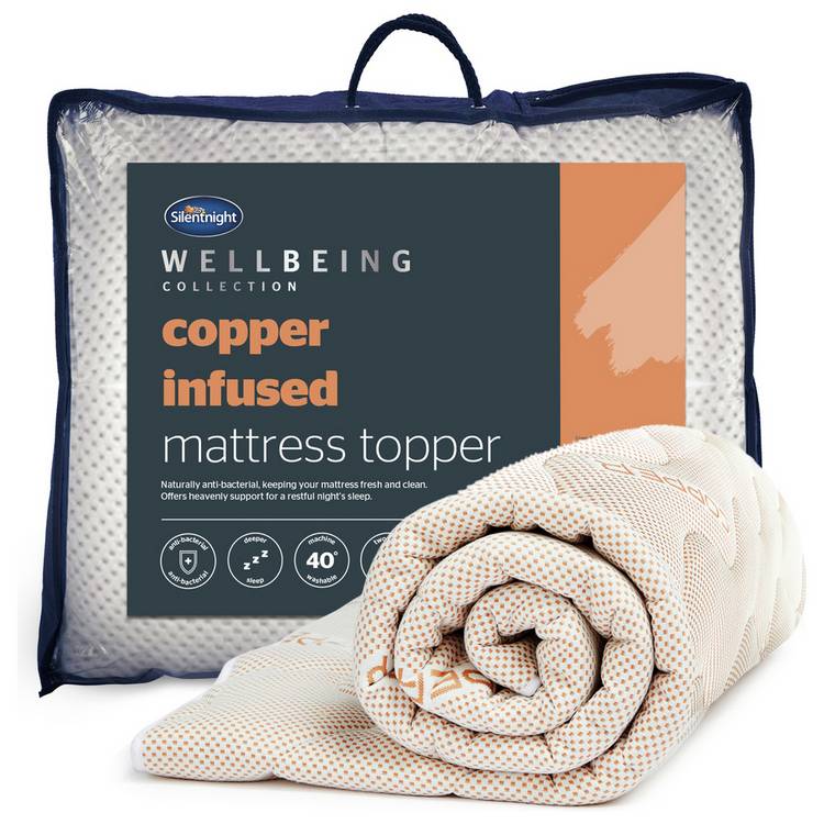 Silentnight Wellbeing Copper Infused Mattress Topper- Single 0