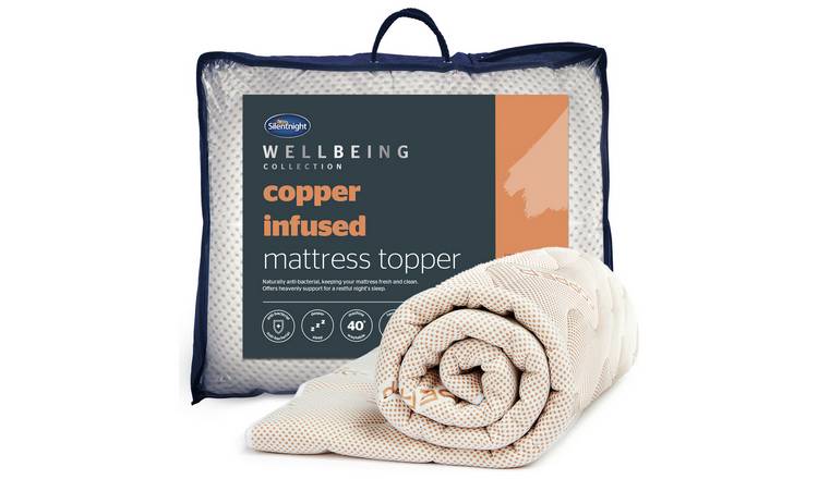 Silentnight Wellbeing Copper Infused Mattress Topper- Single