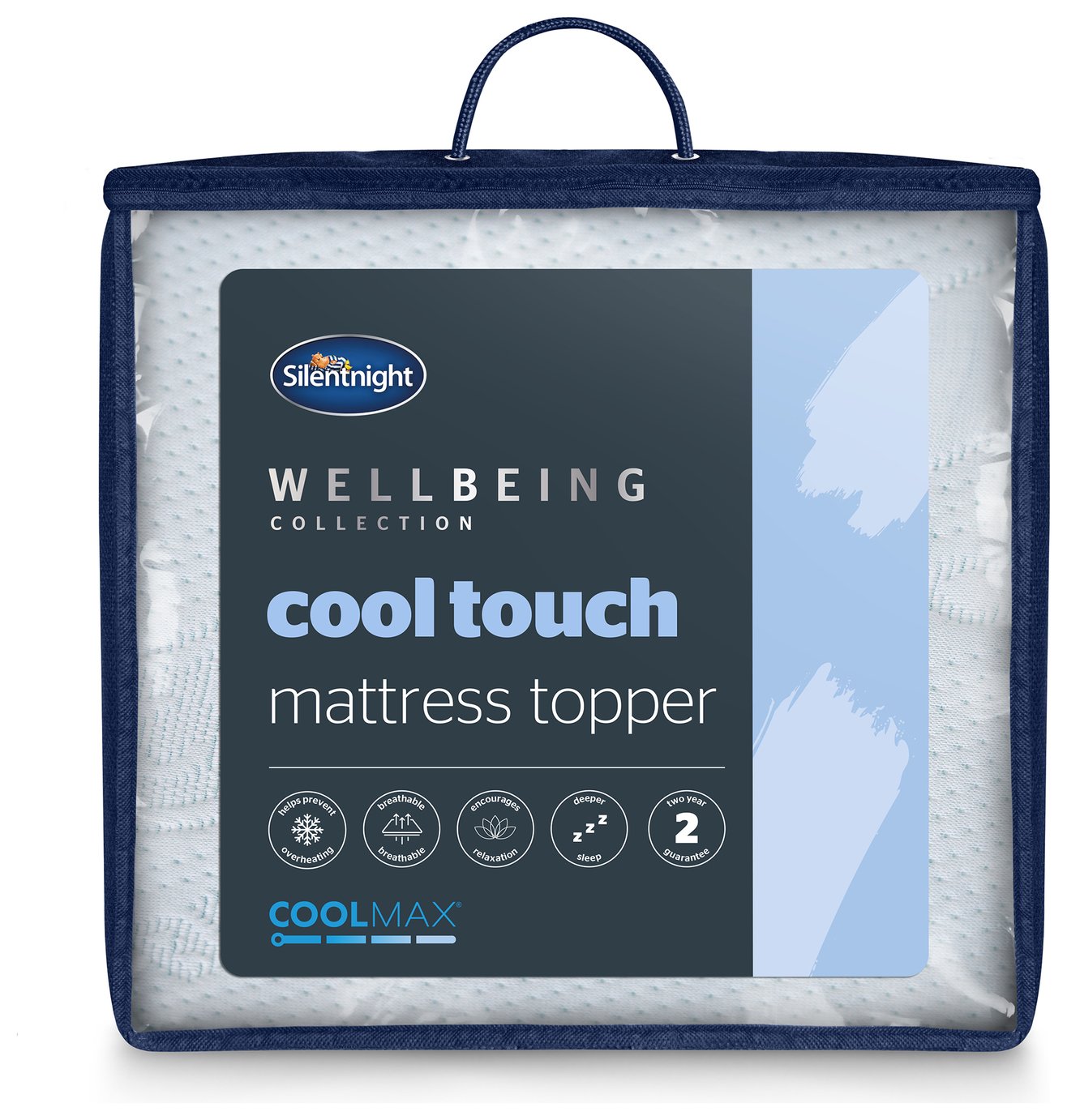 Silentnight Wellbeing Cool Touch Mattress Topper - King size