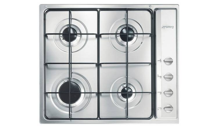 Smeg Cucina S64S 60cm Gas Hob - Stainless Steel