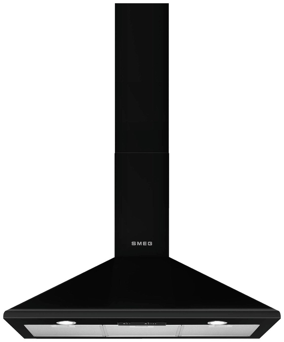 Smeg KSED95NEE 90cm Chimney Cooker Hood - Black