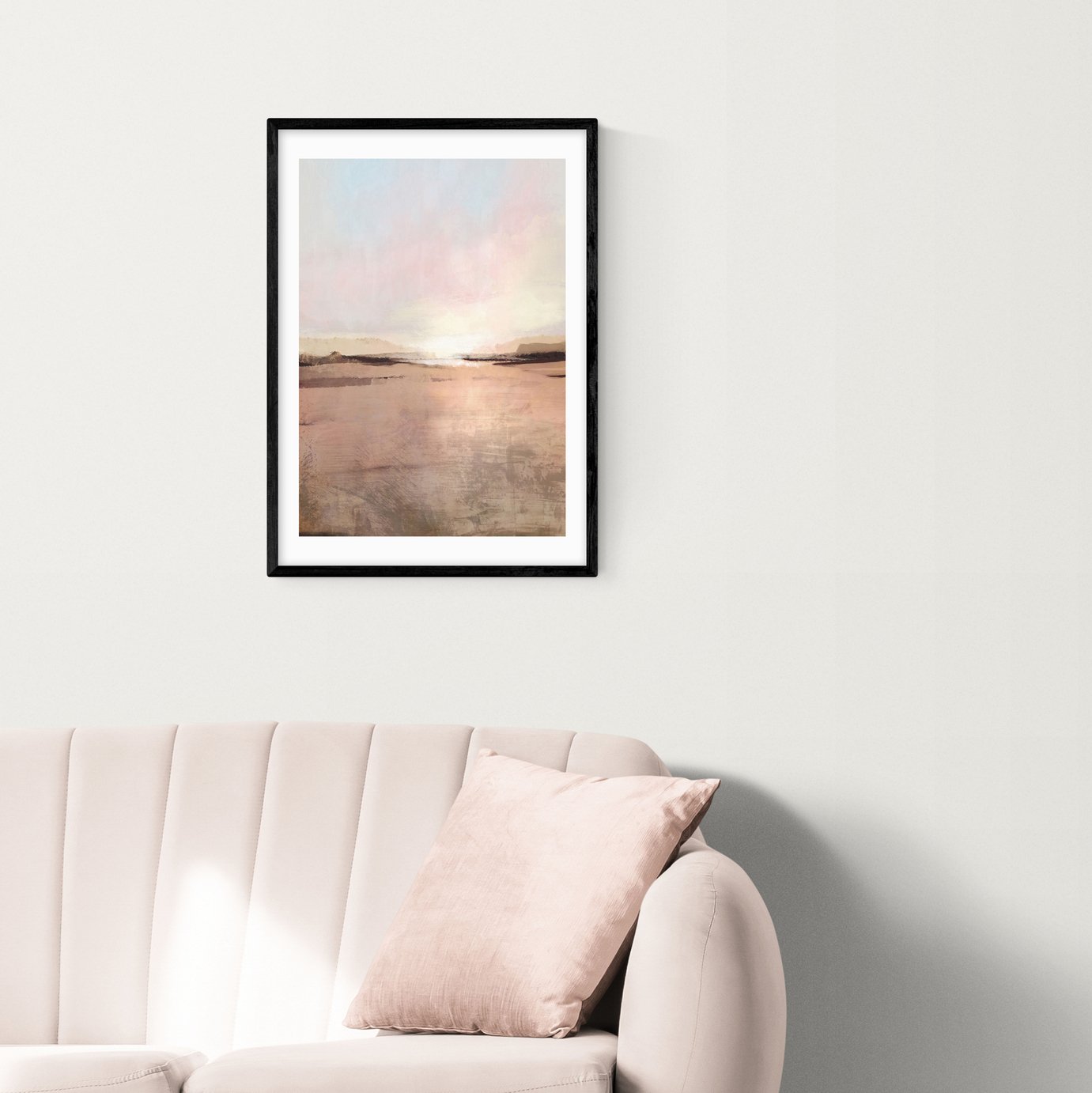 East End Prints New Dawn Landscape Framed Wall Print - A2