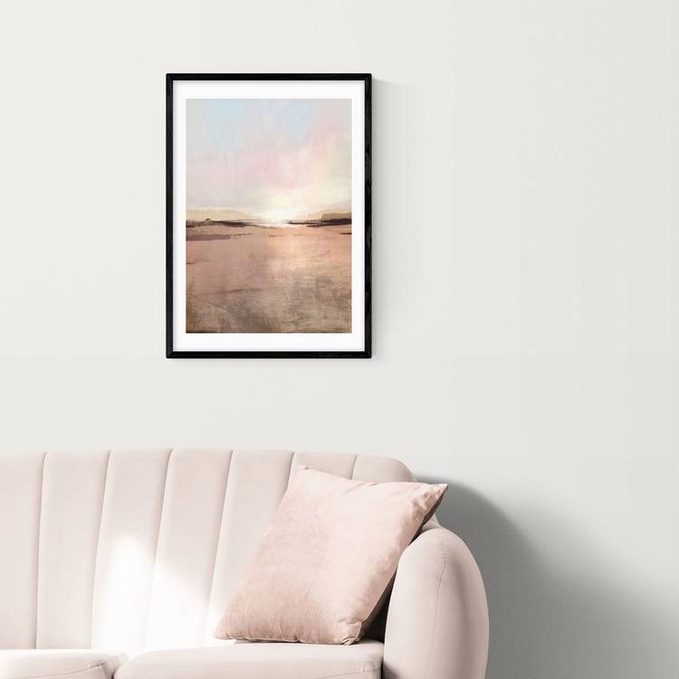 East End Prints New Dawn Landscape Framed Wall Print - A2 0