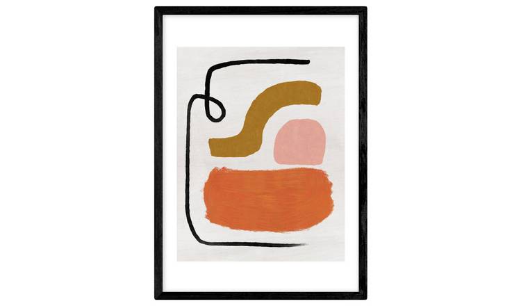East End Prints Abstract Lines Unframed Wall Print - A3