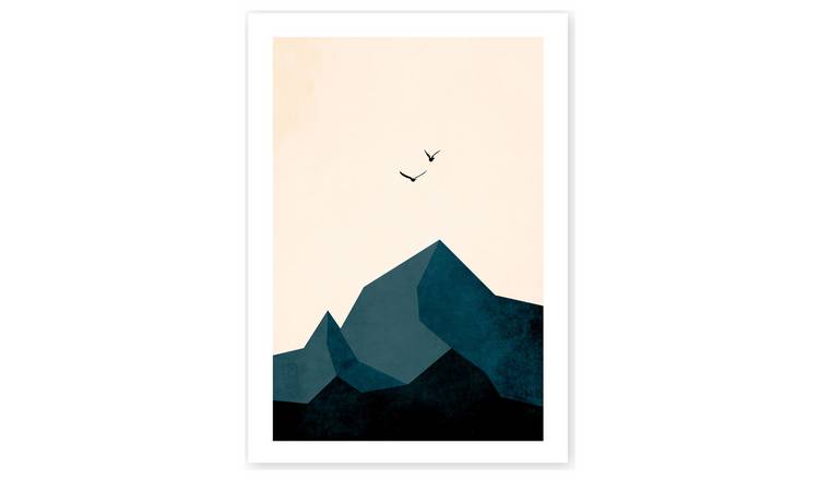 East End Prints Mountains Print Unframed Wall Print - A3