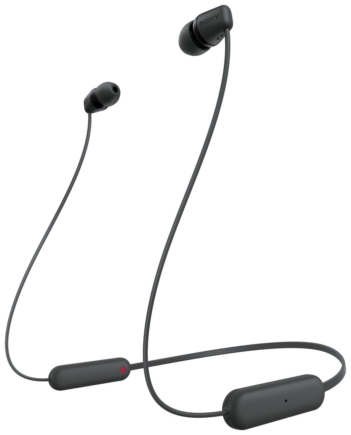 Sony WI C100 In-Ear Wireless Headphones - Black 