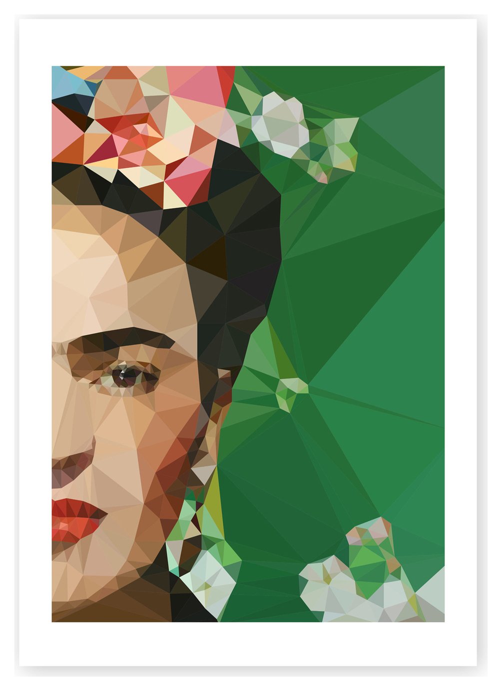 East End Prints Frida Crop Floral Unframed Wall Print - A3