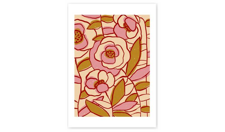 East End Prints Floral Unframed Wall Print - A3