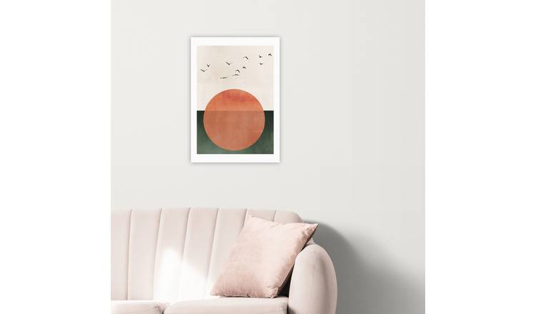 East End Prints Rising Sun Unframed Wall Print - A3
