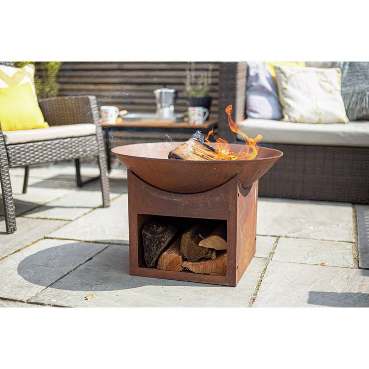 La Hacienda Fasa Oxidised Firepit 0