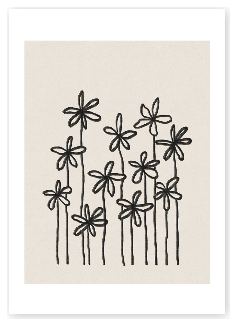 East End Prints Flowers Unframed Wall Print - A2