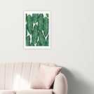 Buy East End Prints Leaf Pattern Unframed Wall Print - A3