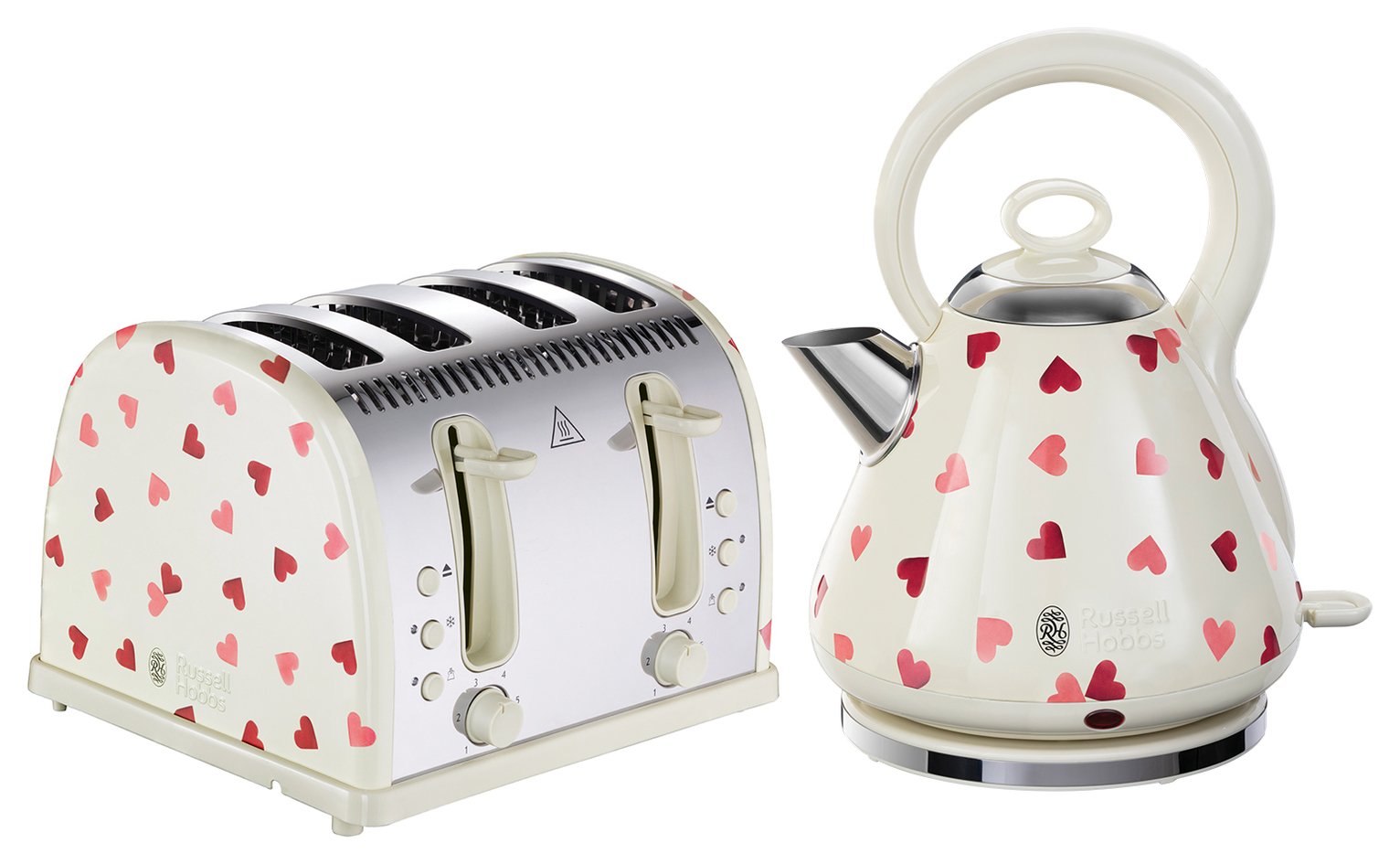 Russell Hobbs Emma Bridgewater Pink Hearts Kettle & Toaster