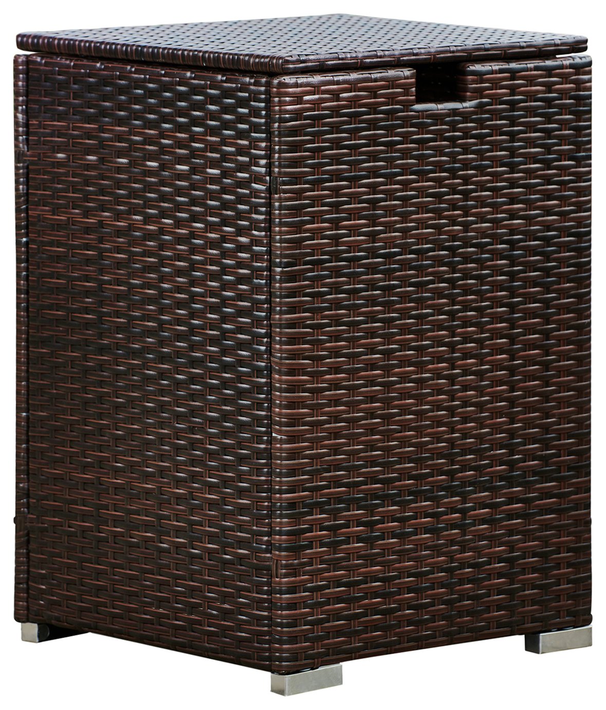 Teamson Home Rattan Gas Bottle Storage - Brown