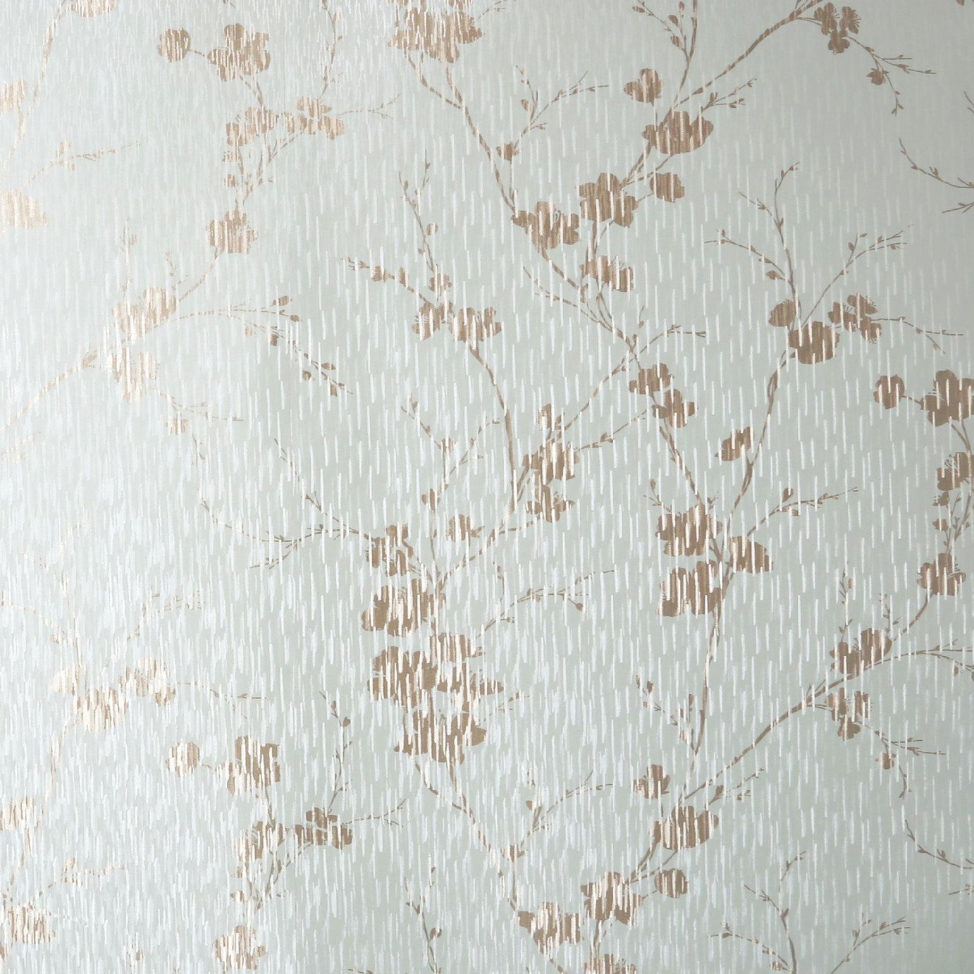 Sublime Theia Blossom Duck Egg & Gold Wallpaper