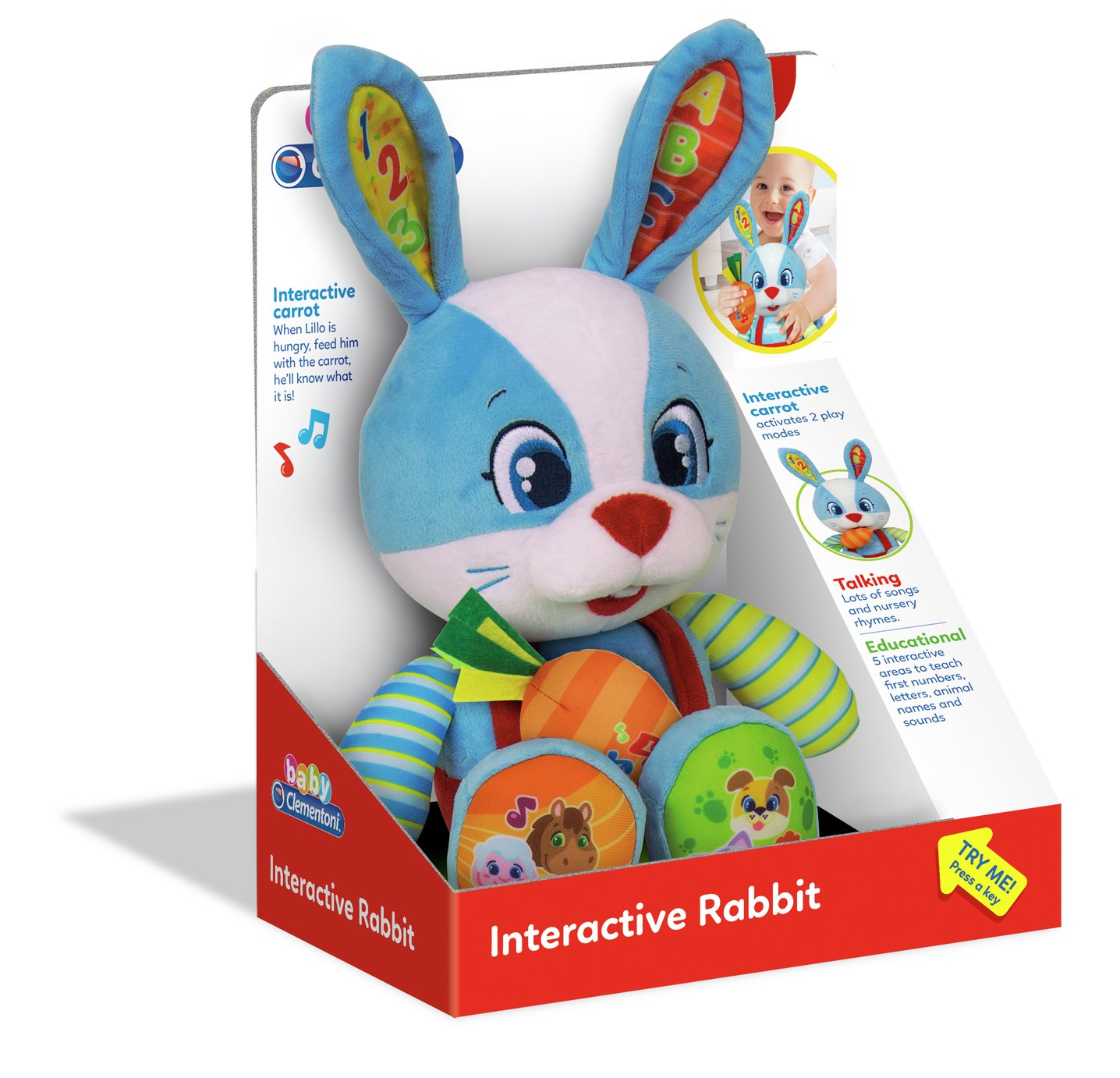 Baby Clementoni Interactive Rabbit Soft Toy Review