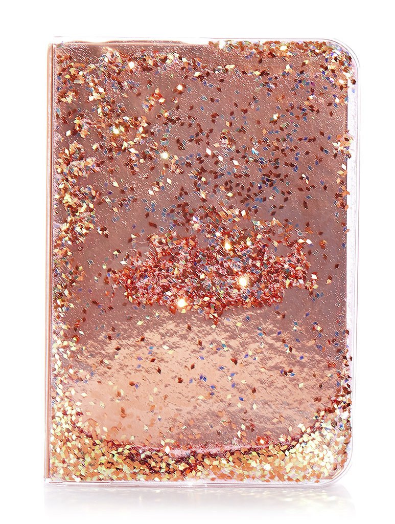 Skinnydip Rose Gold Glitter A5 Notebook