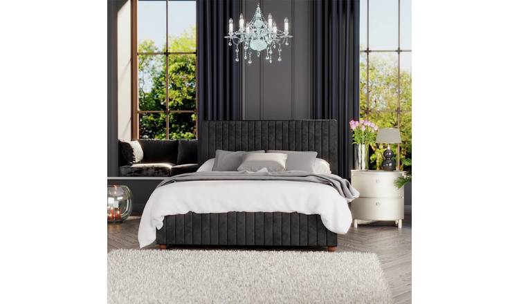 Velvet store bed argos